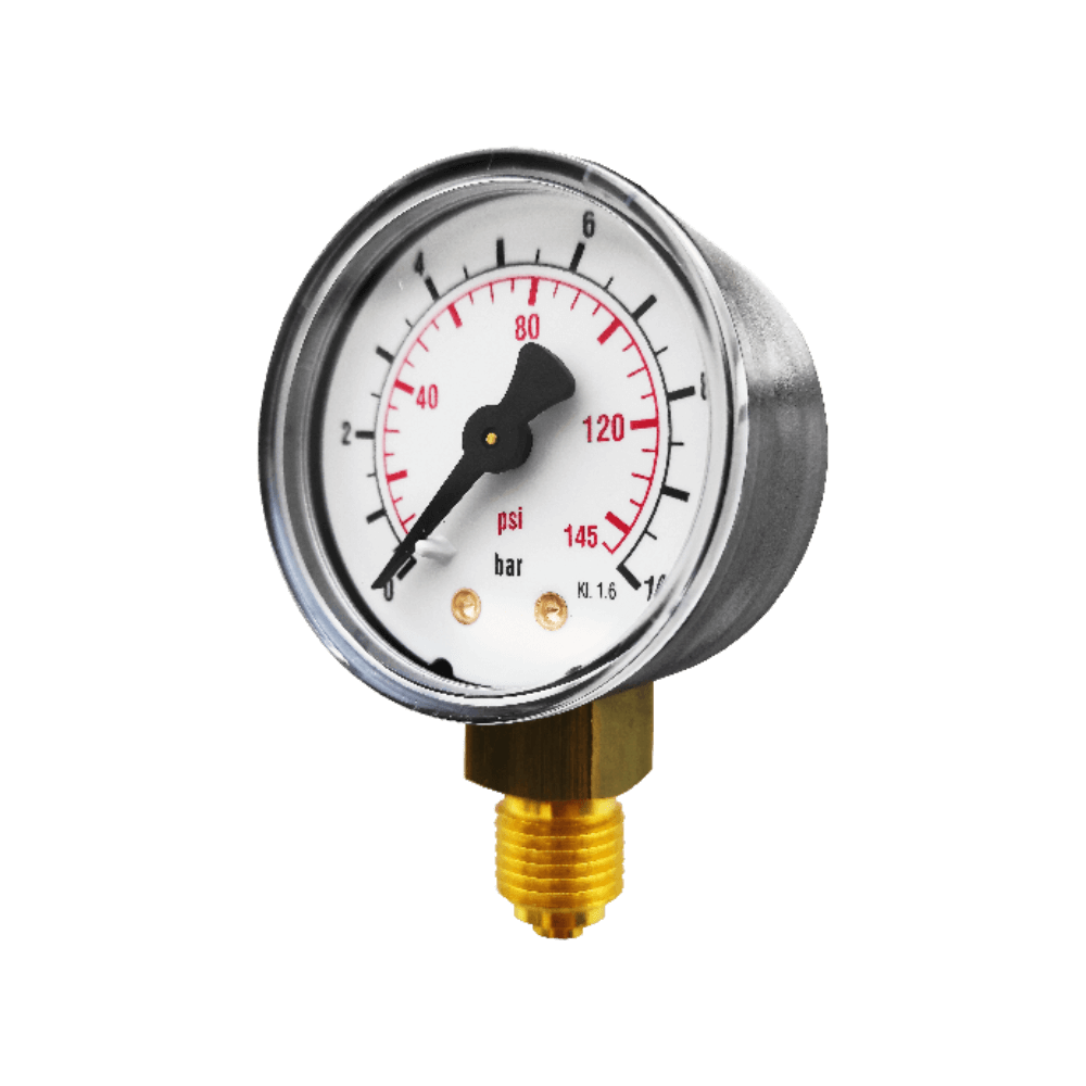 84655 Manometer 1/4 0-10 bar radial Манометр радиальный